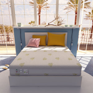 Materasso in memory e poliuretano Baldiflex Arcobaleno Plus Fresh fronte