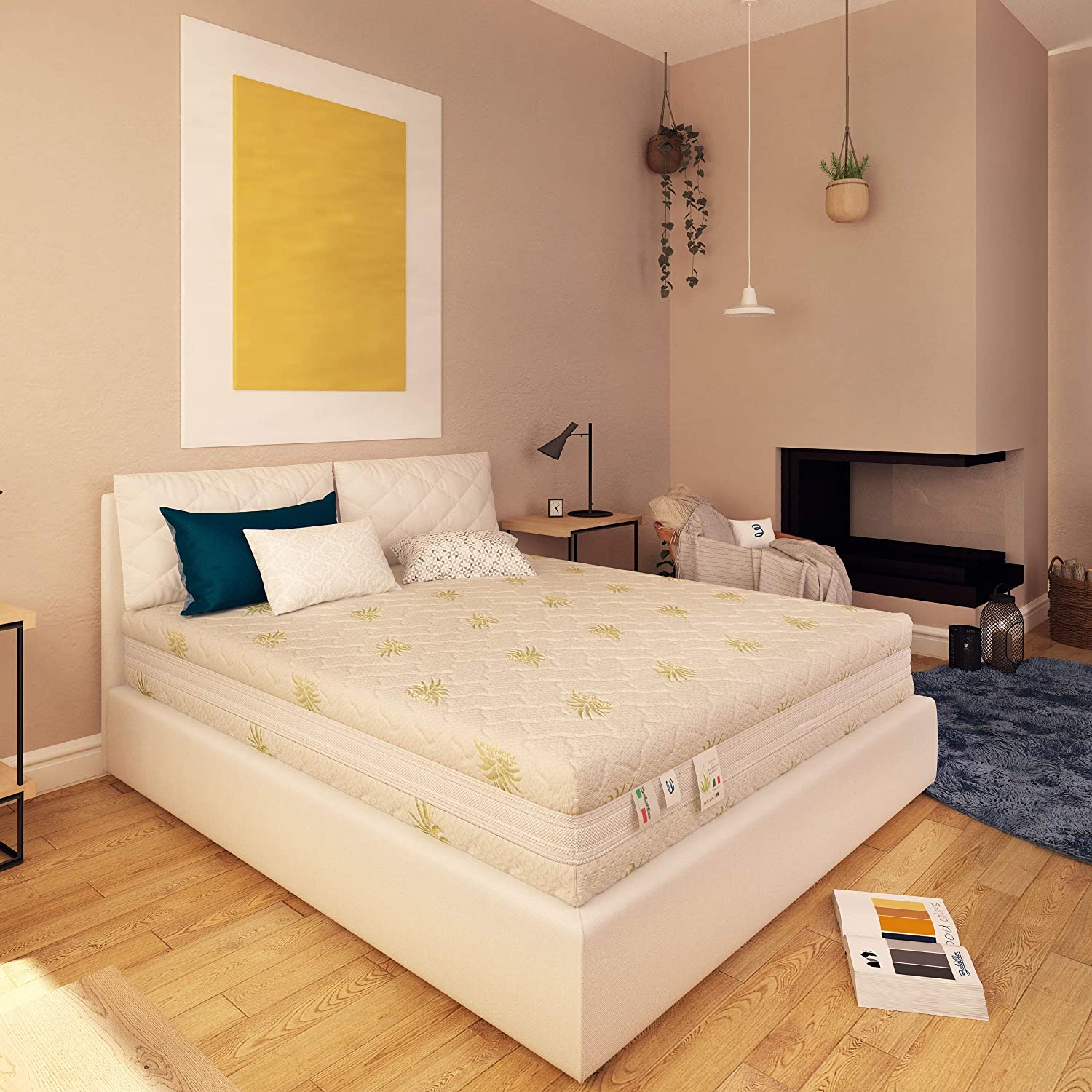 Baldiflex Memory Fresh Matratzentopper 100x200 Cm (Höhe 5 Cm) – Mit Aloe Vera Bezug Für Kühleren Schlaf