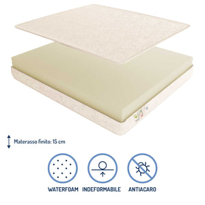 Materasso in poliuretano alto 15 cm Baldiflex Easy Aloe composizione