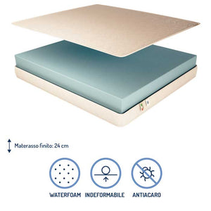 Materasso in poliuretano 24 cm Baldiflex Easy composizione