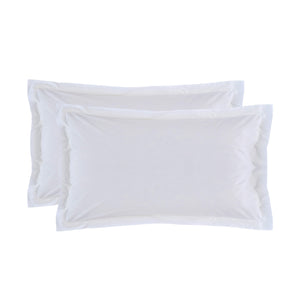 Baldiflex set con lenzuolo di sopra e federe per cuscini bianco