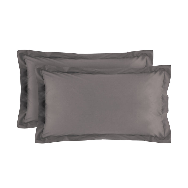 Baldiflex set con lenzuolo di sopra e federe per cuscini grigio