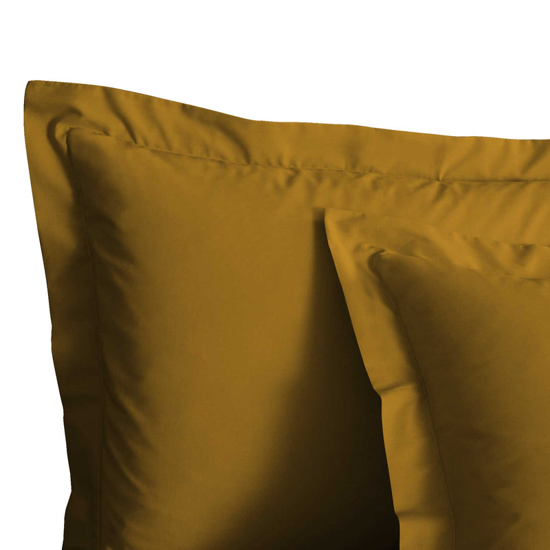 Baldiflex set con lenzuolo di sopra e federe per cuscini oro