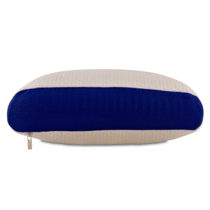 Cuscino per chi dorme sul fianco e ha problemi respiratori memory Bros Baldiflex dettaglio