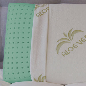 Cuscino memory per chi dorme sul fianco Ecogreen Baldiflex dettaglio