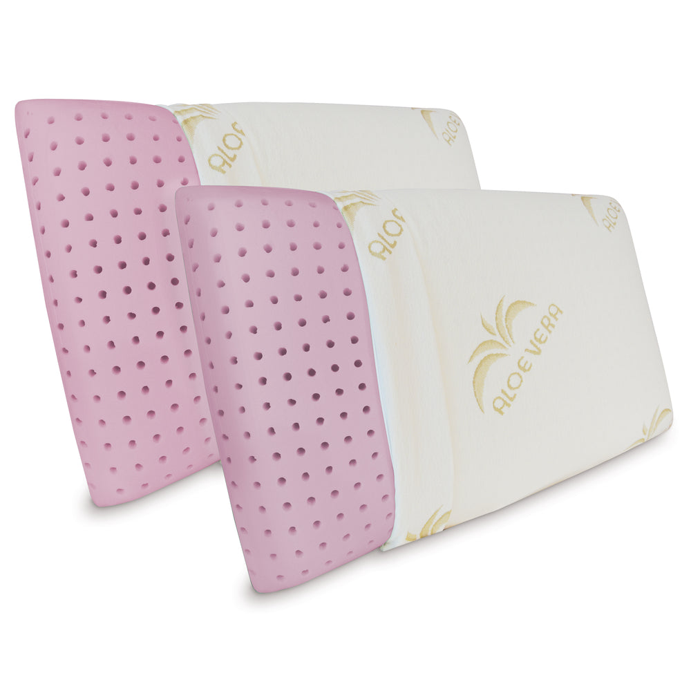 Cuscino memory ecologico Ecoflower per chi dorme sul fianco Baldiflex