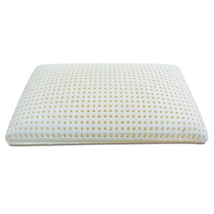 Cuscino saponetta per chi dorme sul fianco in lattice Baldiflex dettaglio