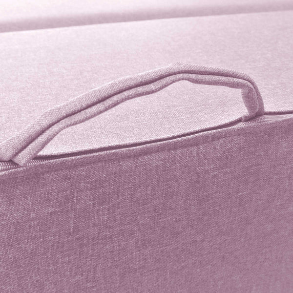 Divanoletto matrimoniale in memory Baldiflex Praticho lilla maniglia