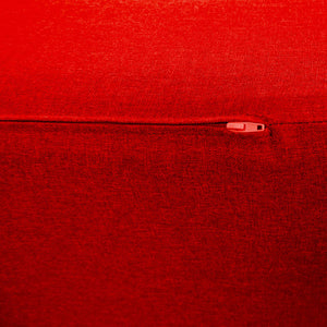 Divanoletto matrimoniale in memory Baldiflex Praticho rosso pompeiano zip