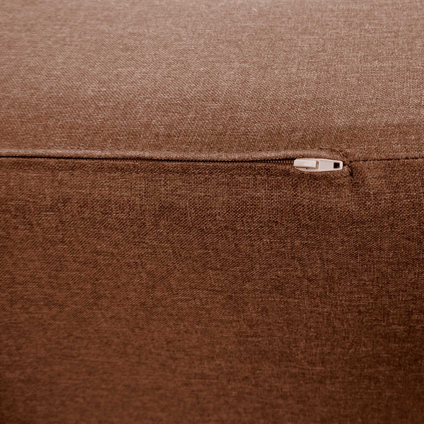 Divanoletto matrimoniale in memory Baldiflex Praticho seppia zip