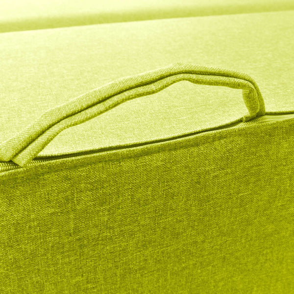 Divanoletto matrimoniale in memory Baldiflex Praticho verde oliva maniglia