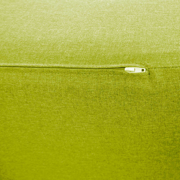 Divanoletto matrimoniale in memory Baldiflex Praticho verde oliva zip