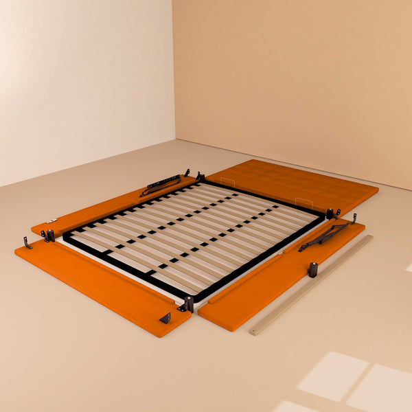 Lit coffre Dublin king size / queen size en éco-cuir