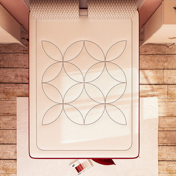 Materasso in memory Baldiflex Amour alto 24 cm dall'alto