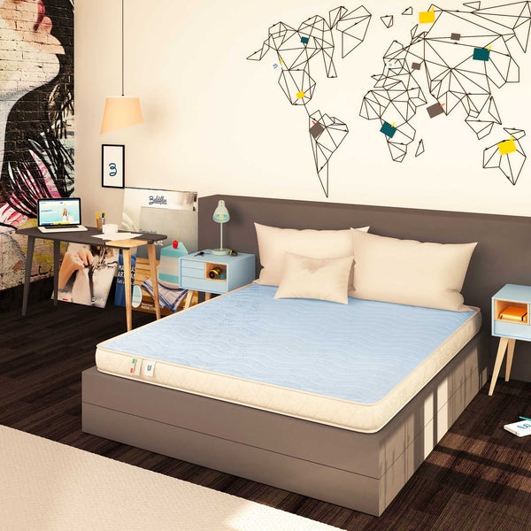 Materasso in memory fresh gel e poliuretano Baldiflex Summer Fresh Small lato