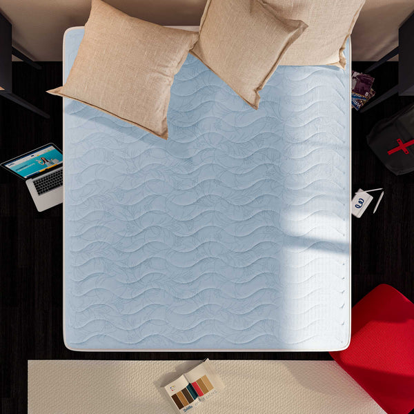 Materasso memory fresh gel e poliuretano 18 cm Baldiflex Summer Fresh dall'alto