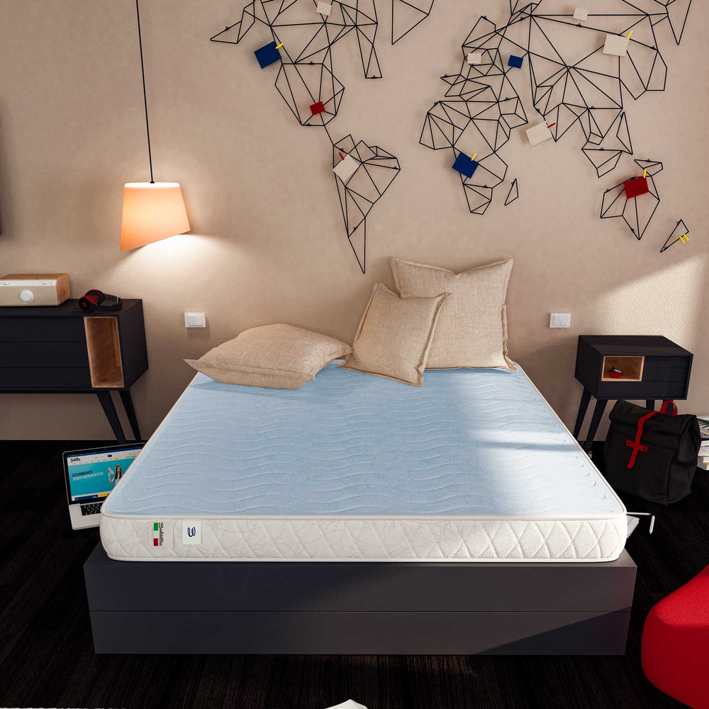 Materasso memory fresh gel e poliuretano 18 cm Baldiflex Summer Fresh