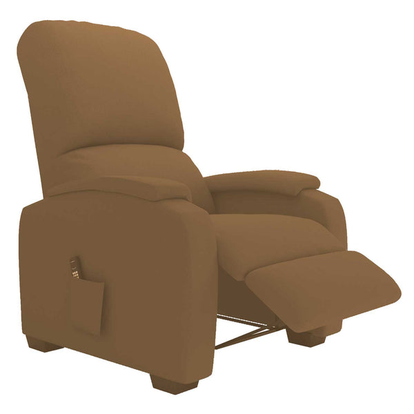 Poltrona elettrica reclinabile alzapersona Lady beige Baldiflex poggiapiedi