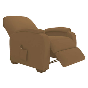 Poltrona elettrica reclinabile alzapersona Lady beige Baldiflex aperta