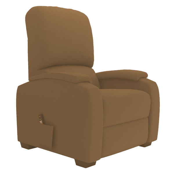 Poltrona elettrica reclinabile alzapersona Lady beige Baldiflex lato