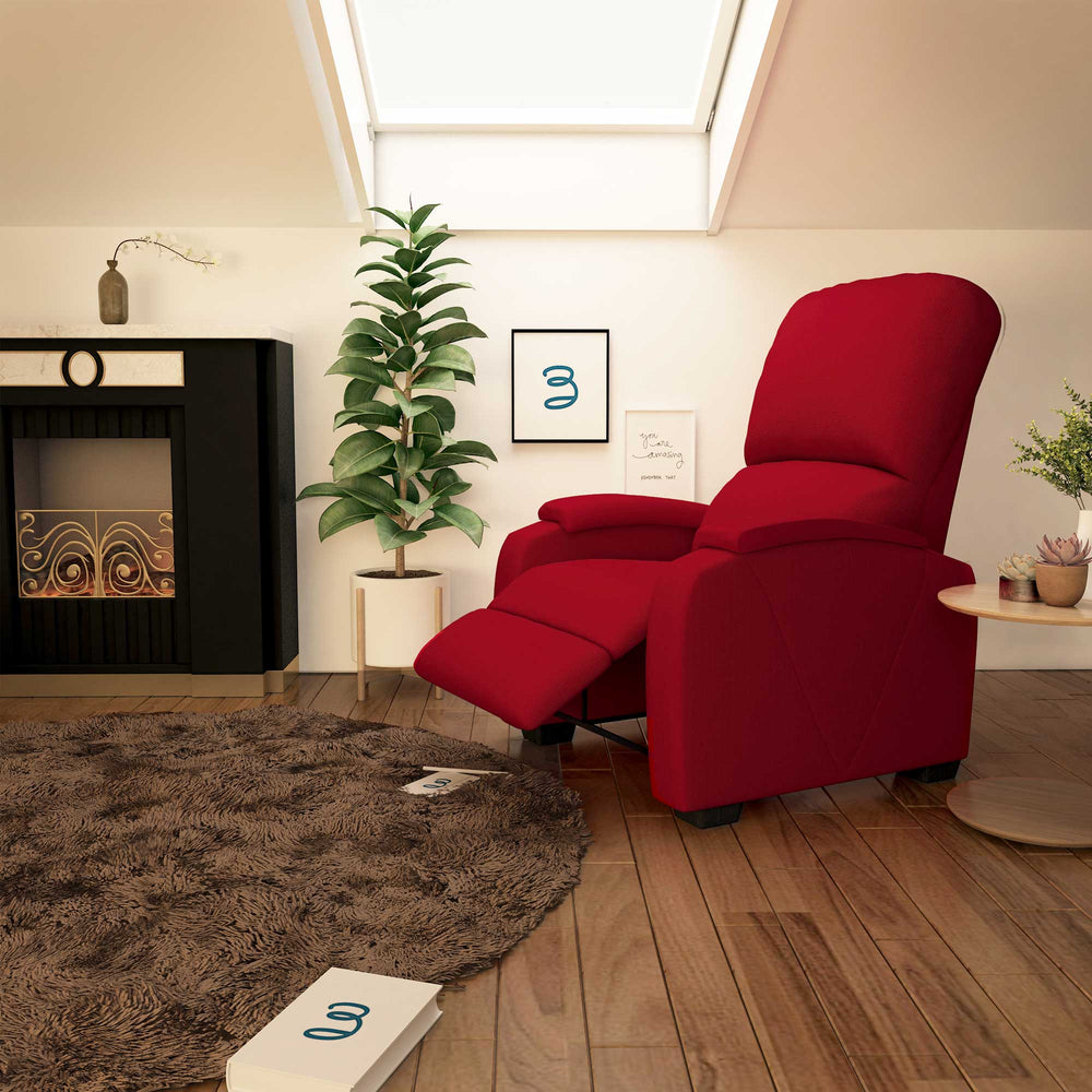 Poltrona elettrica reclinabile alzapersona Lady rossa Baldiflex