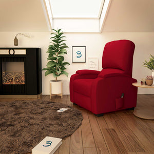 Poltrona elettrica reclinabile alzapersona Lady rossa Baldiflex chiusa