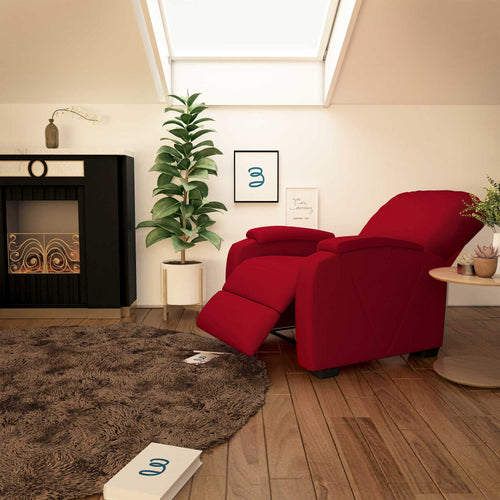 Poltrona elettrica reclinabile alzapersona Lady rossa Baldiflex