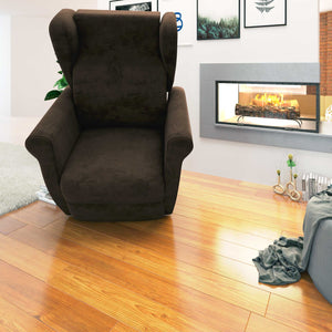 Poltrona relax reclinabile elettrica alzapersona caffè Flora Baldiflex frontale reclinata