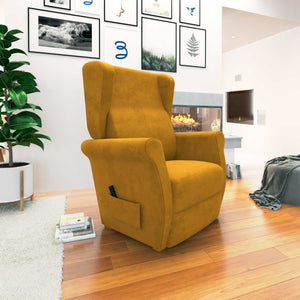 Poltrona relax reclinabile elettrica alzapersona mango Flora Baldiflex