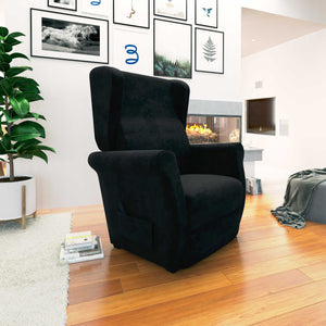 Poltrona relax reclinabile elettrica alzapersona nero Flora Baldiflex